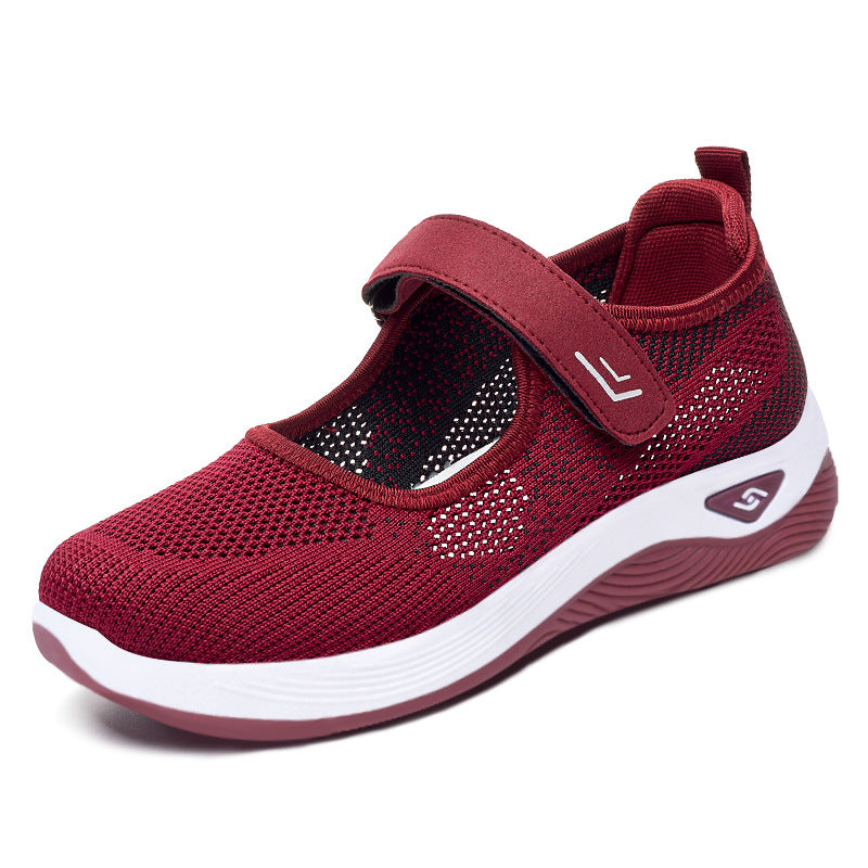 Women's Orthopedic Walking Velcro Knit Shoes
