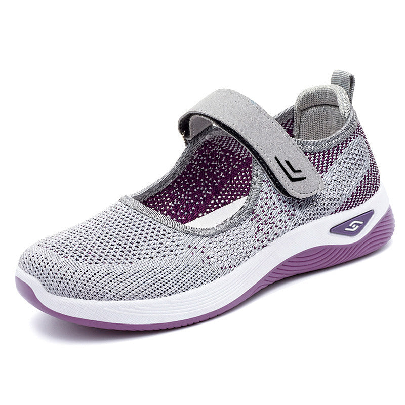 Women's Orthopedic Walking Velcro Knit Shoes